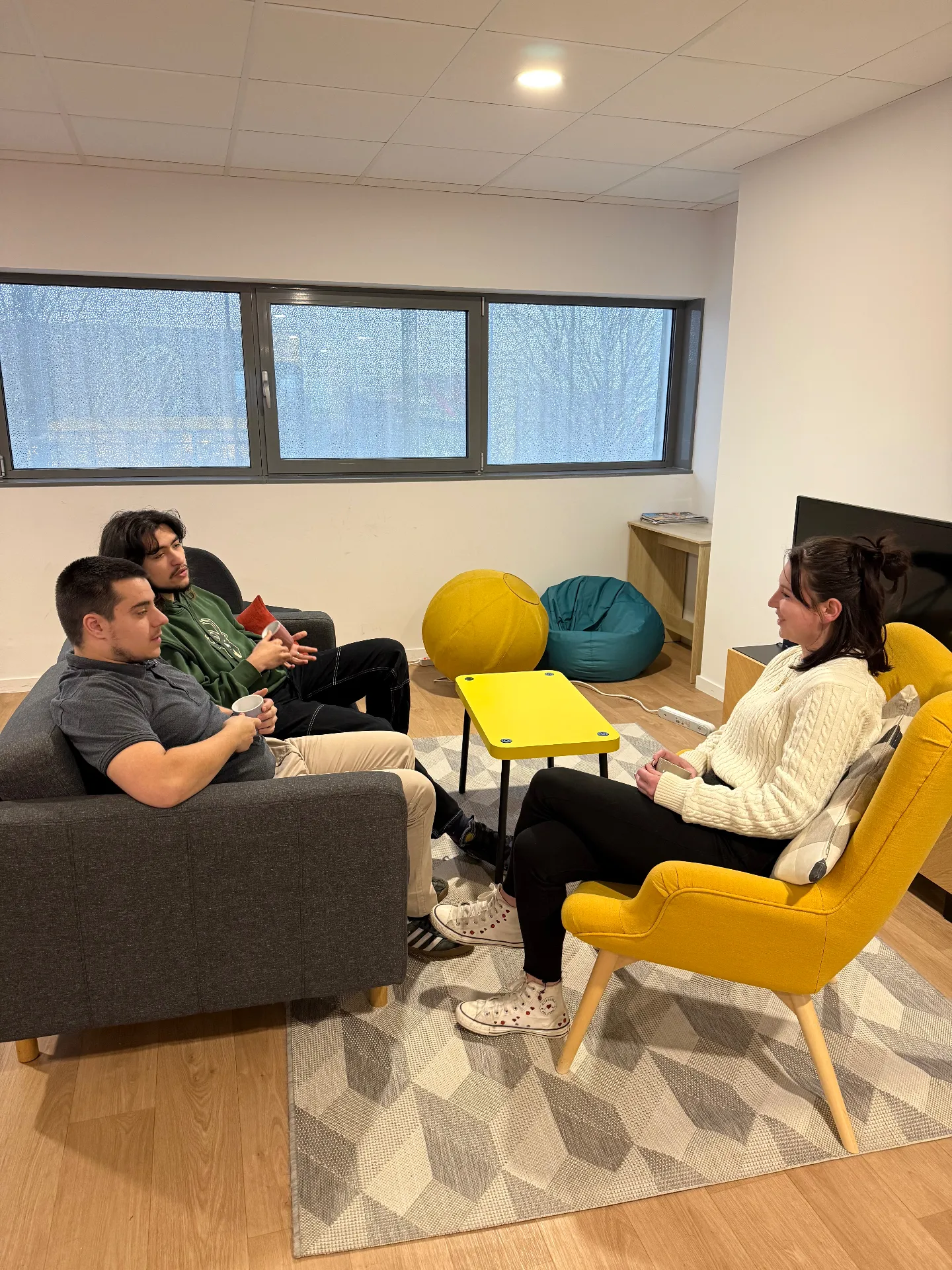 Intérieur du campus de Clermont-Ferrand