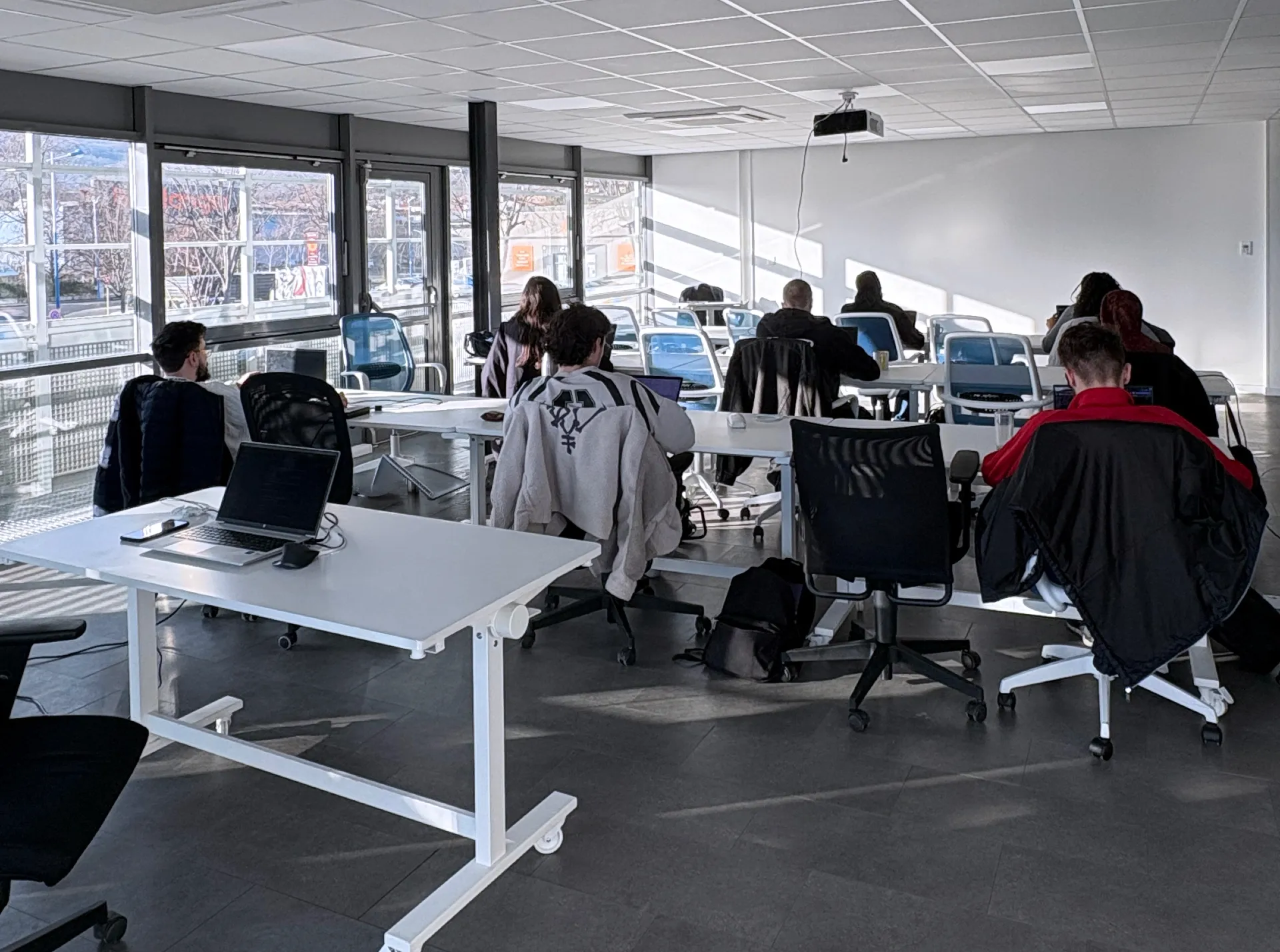 Salle de cours du campus de Clermont-Ferrand
