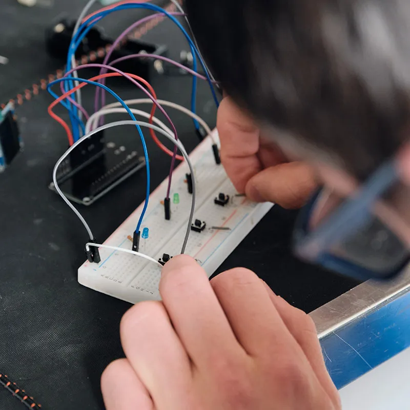 Breadboard gros plan